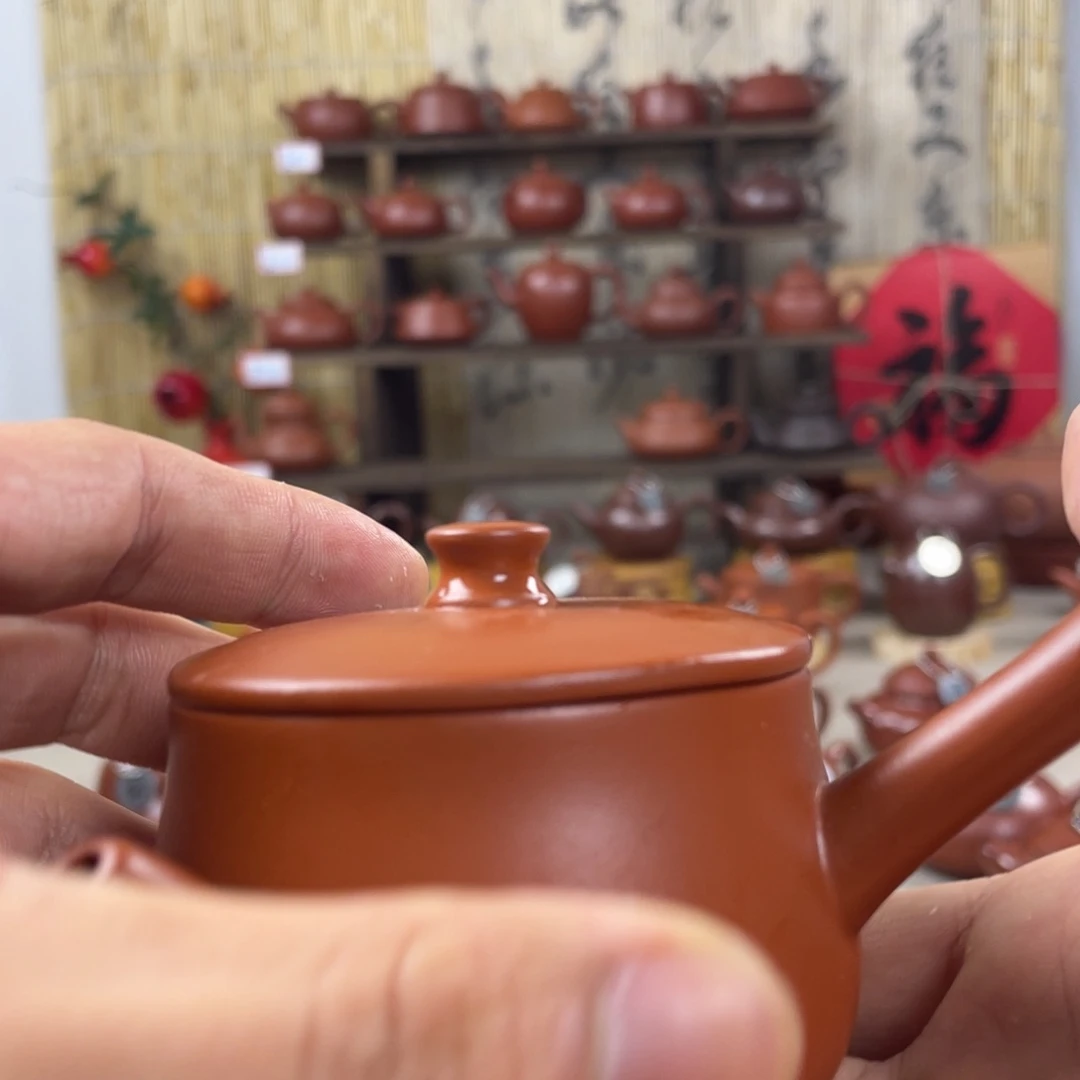 紫砂茶壶120翅把壶非常漂亮