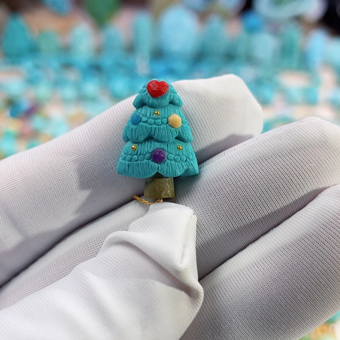 绿松石珠宝奇石未镶嵌