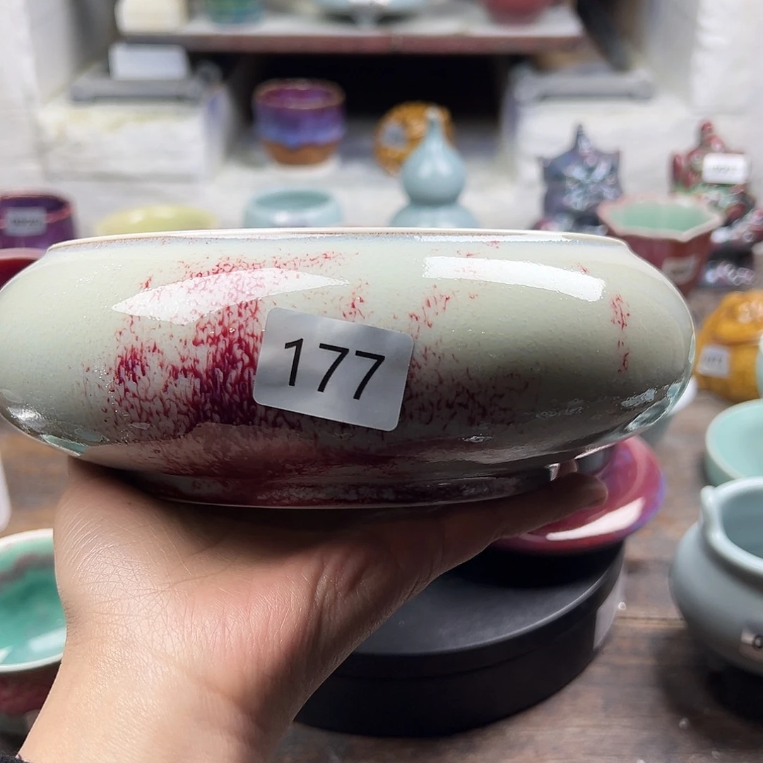 摆件陶窑口自销原矿钧瓷