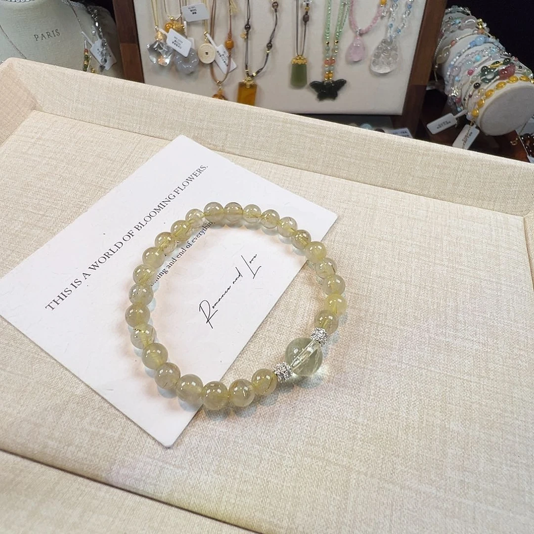 未镶嵌水晶手链金发晶卡6