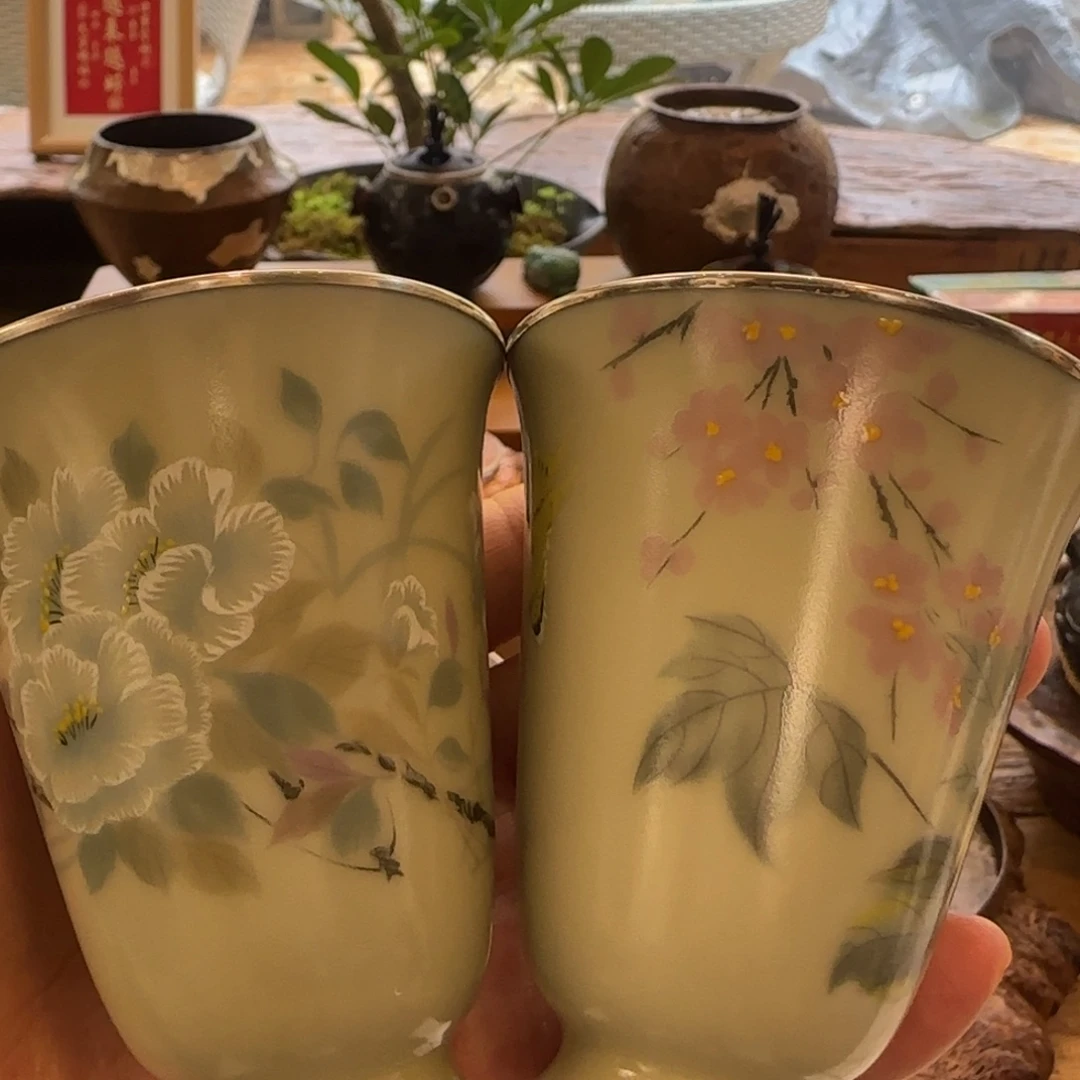 瓷包银闻香主人杯