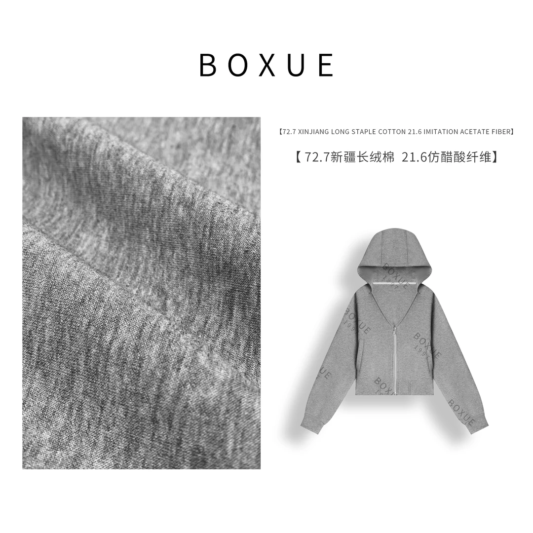 BOXUE “云态” 2025春季新款连帽时尚高级感外套#250224W556