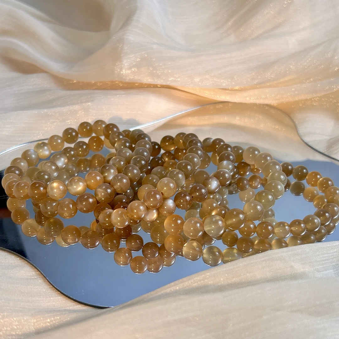 奶茶月光手串多样性发其一