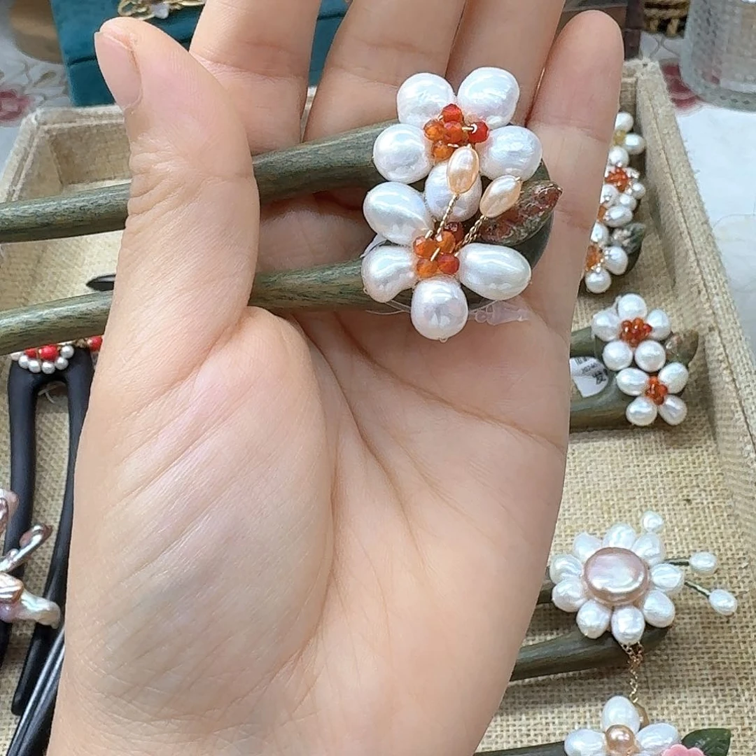 未镶嵌淡水珍珠发饰