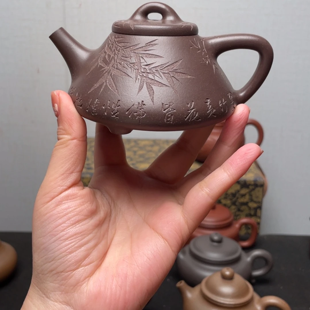 壶紫砂全手工天青