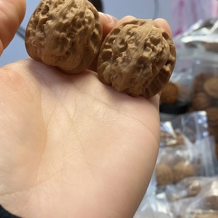 把件文玩核桃35蜡皮野狼小众