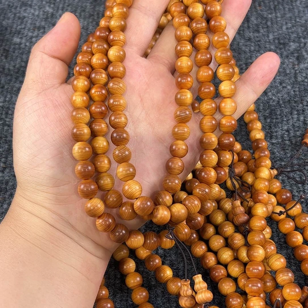 柏木太行崖柏10/108颗玉化透光，香味浓