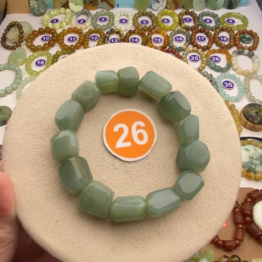 蛇纹石玉未镶嵌手串