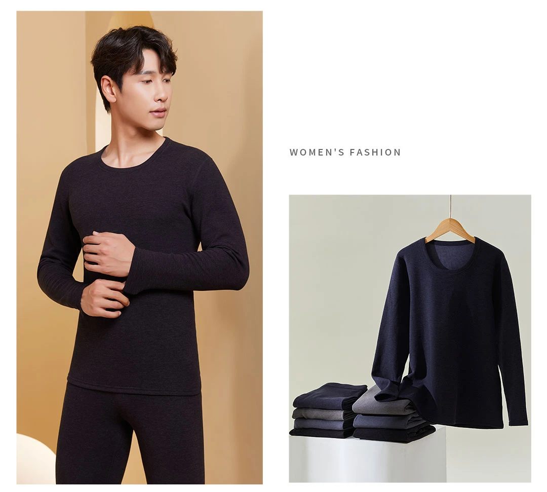 圆领蜗居男士套装