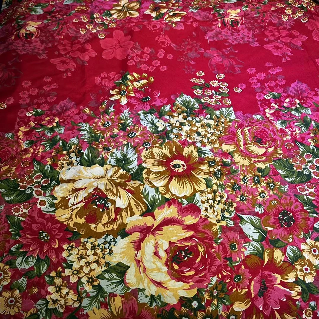 植物棉床单--满园春色