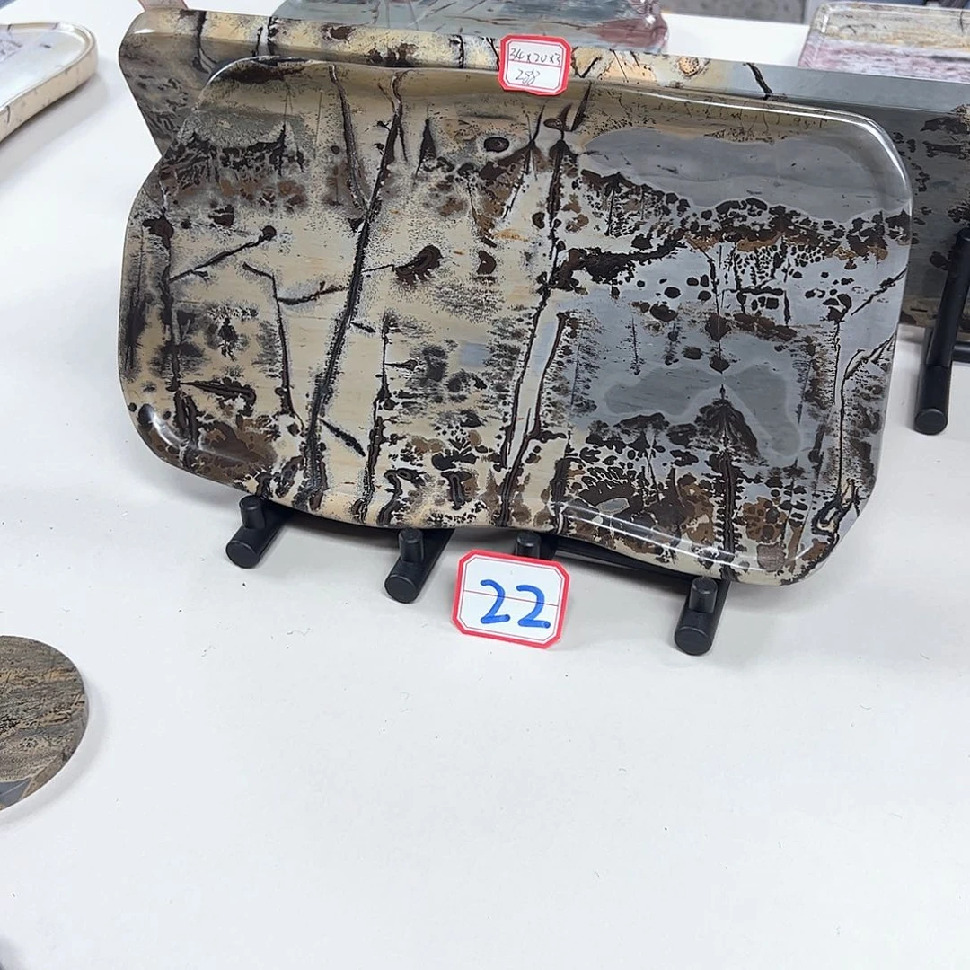 广西石天然国画石干泡台