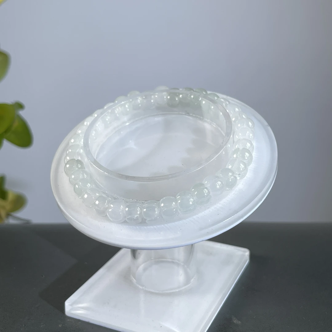 JYB11-51  天然缅甸A货翡翠  翡翠手串