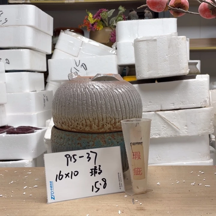 粗陶多肉花盆微瑕37