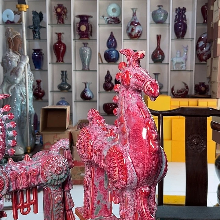 宝***姐瓷片钧瓷钧瓷摆件钧瓷摆件