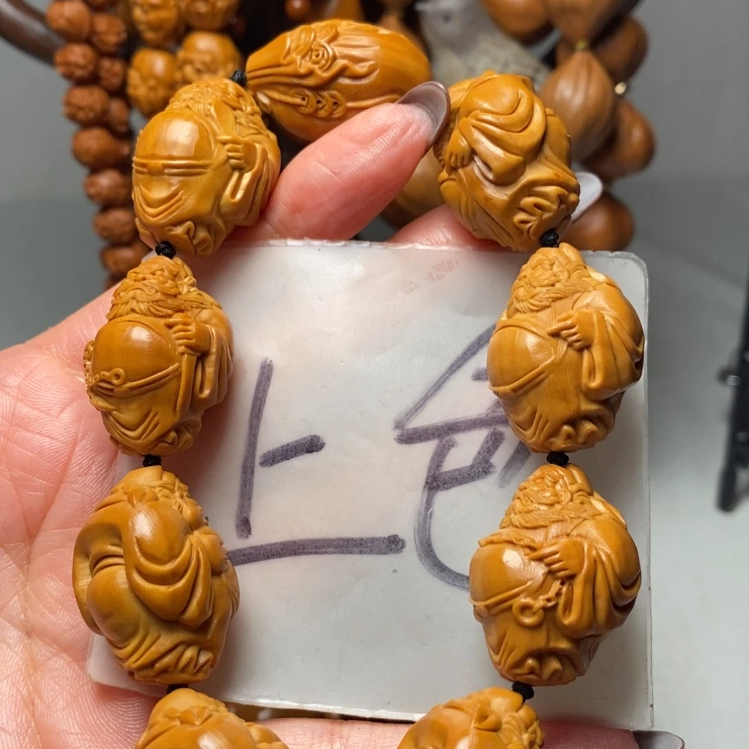 橄榄核手串/手链钟馗微花