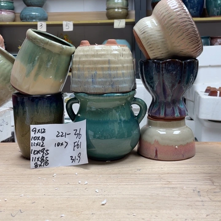 紫砂花盆多肉花盆微瑕36