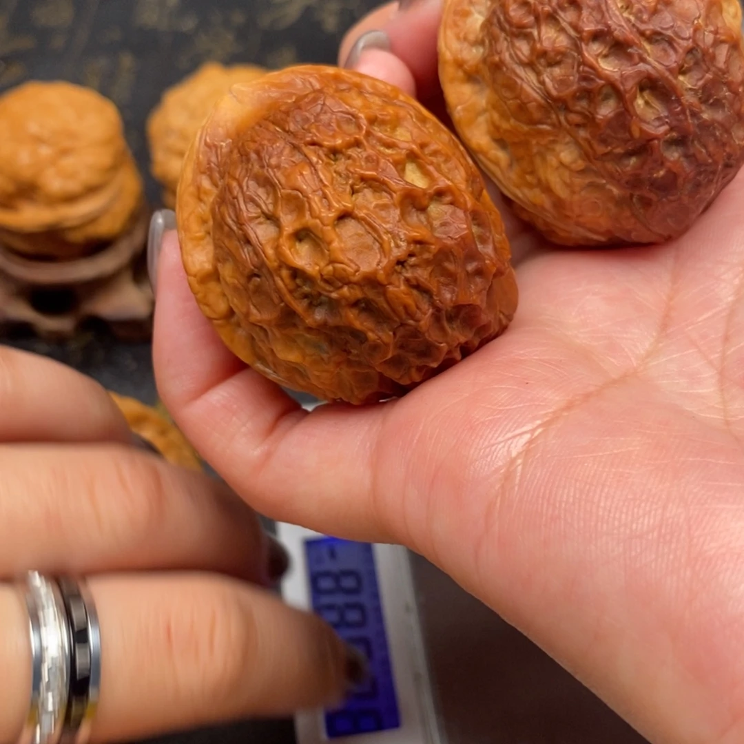 吊坠文玩核桃铁绣球44