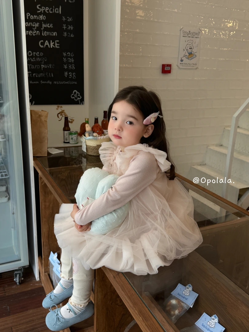 2025秋季新款女童韩系可爱蝴蝶结纱裙两件套（188062）汉服