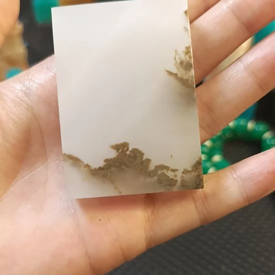 印石寿山石水墨冻扁章