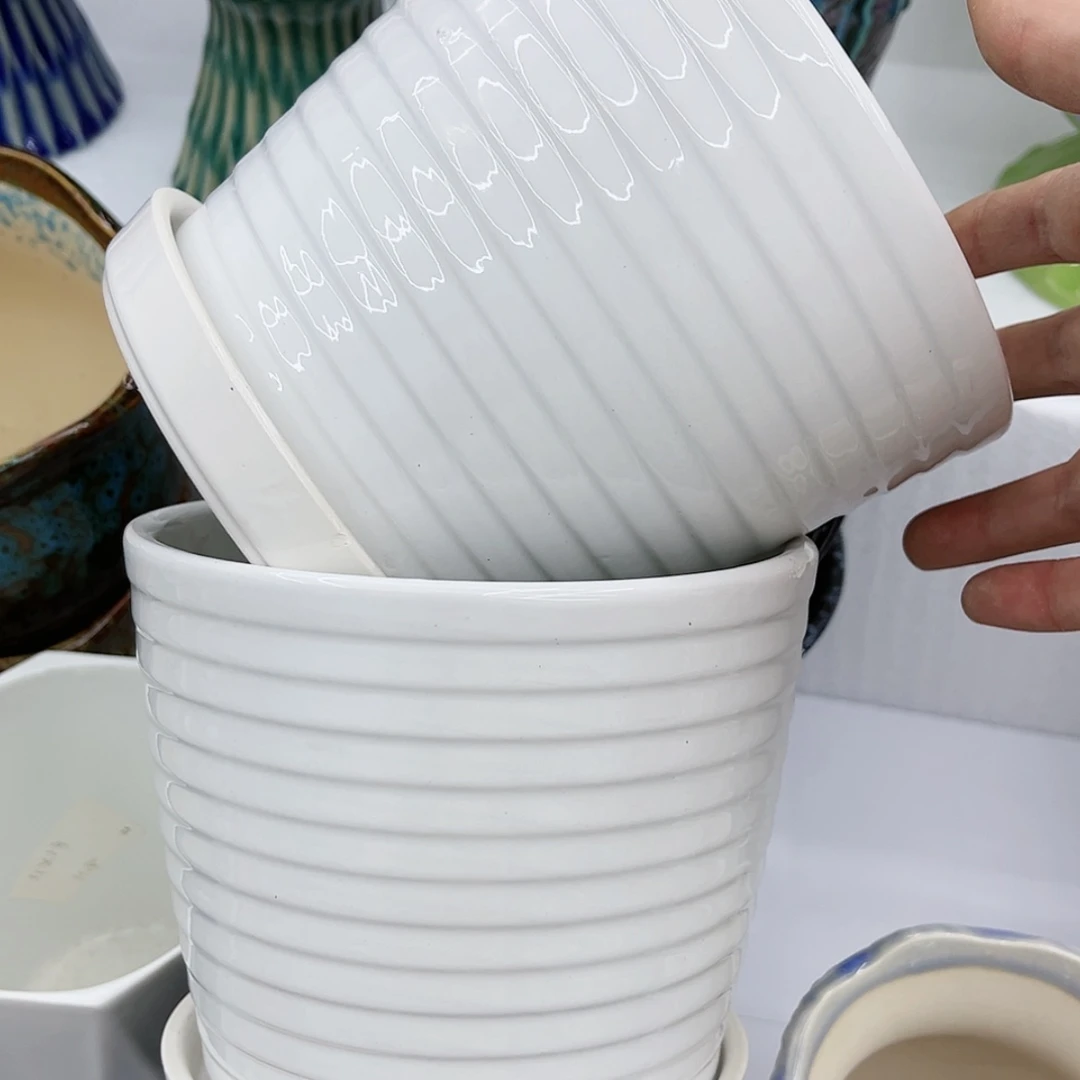 【闪购商品】陶瓷多肉绿植陶瓷花盆