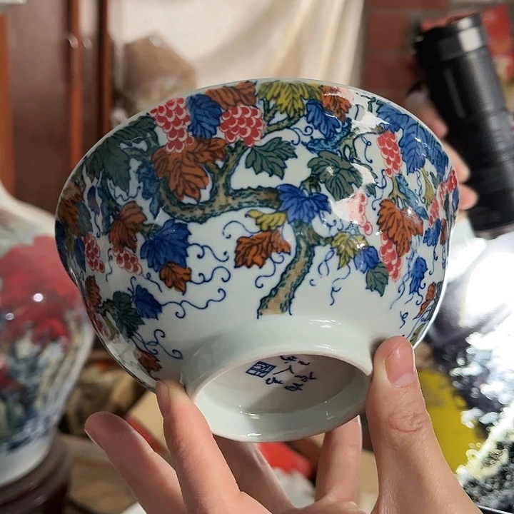 瓷片////////直径15厘米。绿。