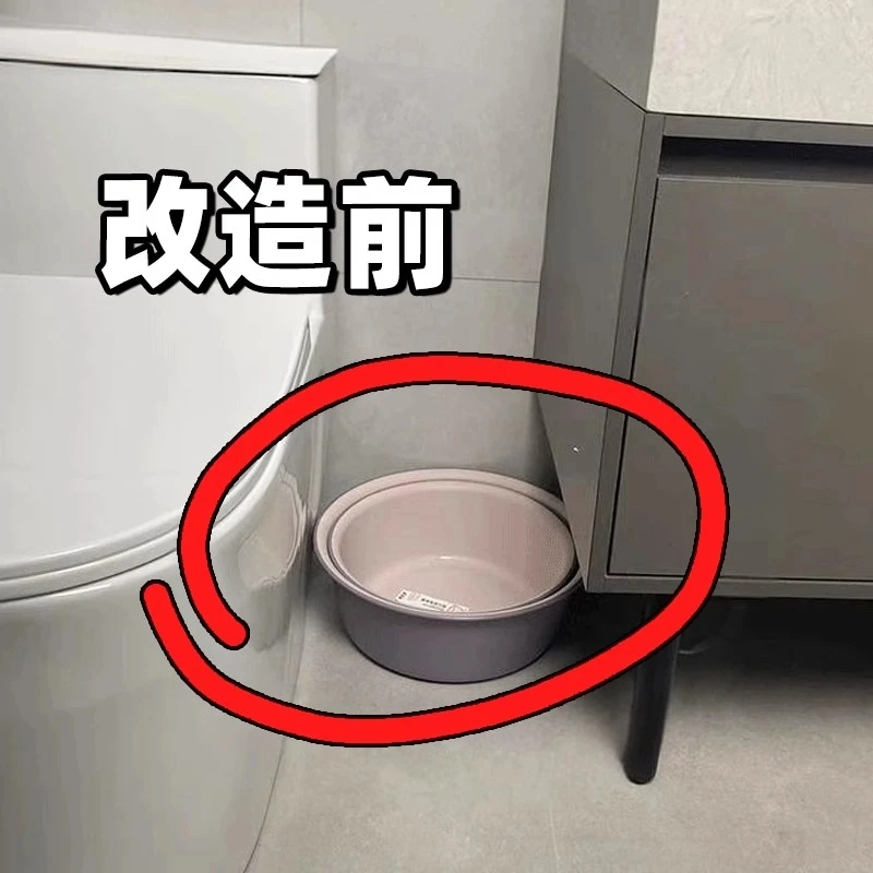 吸盘脸盆架免打孔家用卫生间阳台旋转挂盆神器盆子收纳架壁挂式