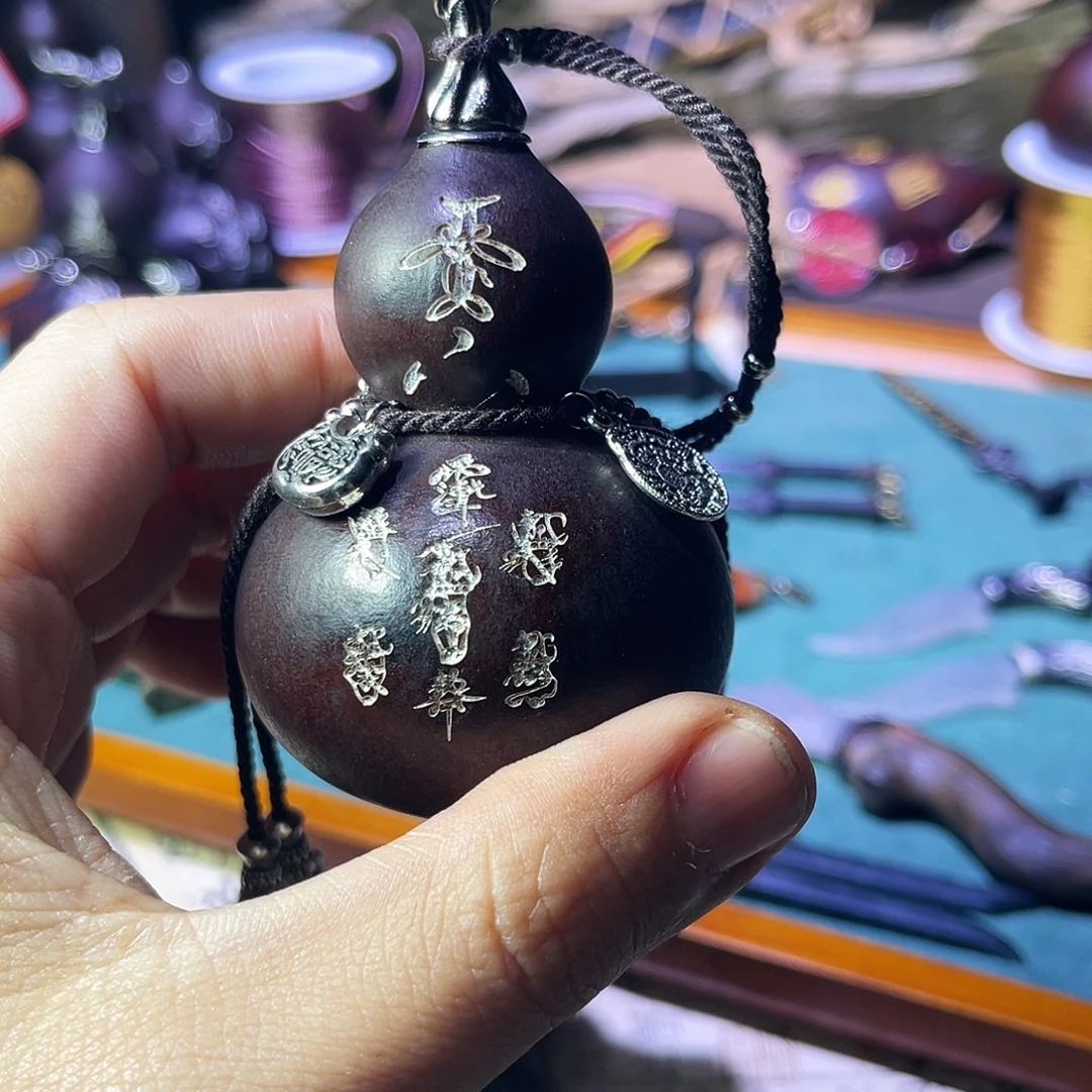 石头静态手工制作葫芦