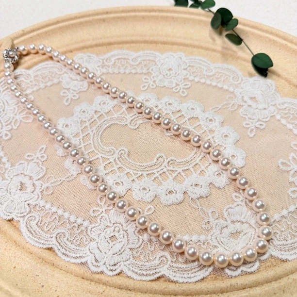 铜合金琉璃项链 【六六中古】孤品优雅感项链ew367链长52