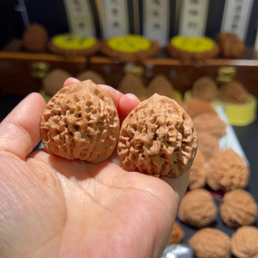 文玩核桃把件我***！秦闷狮子头