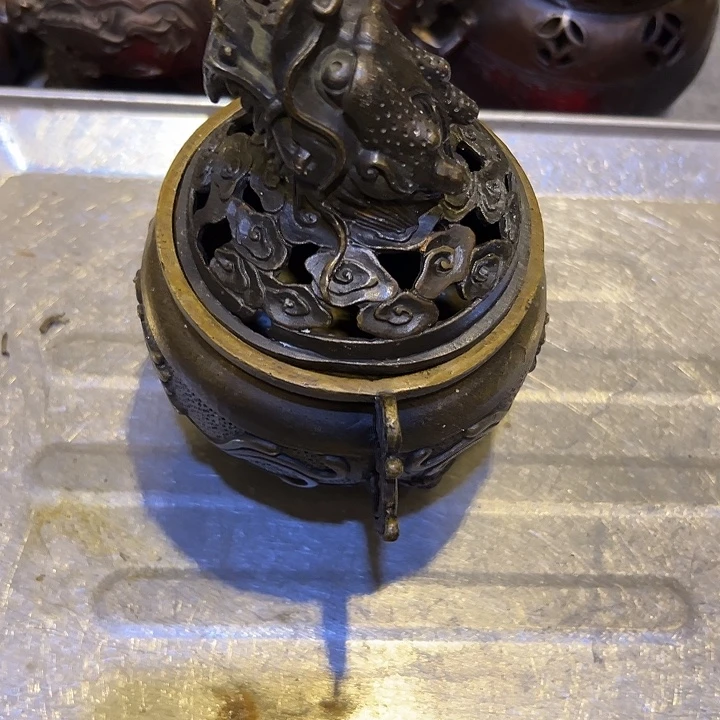 借***今黄铜摆件，文房工艺品摆件