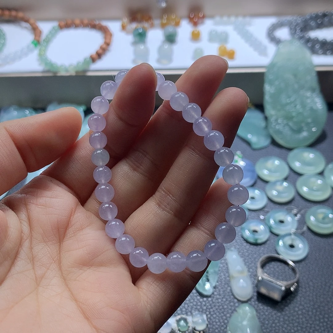 翡翠未镶嵌颈饰手串