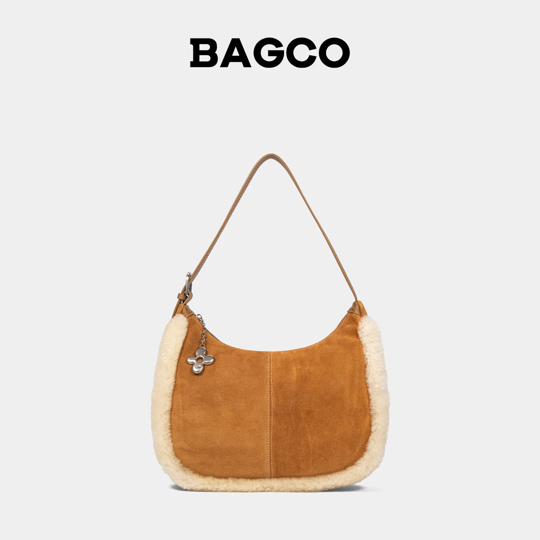 BAGCO秋冬月牙HOBO包单肩包