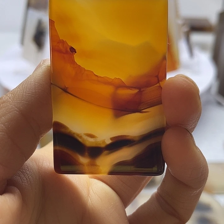 玛瑙/玉髓未镶嵌吊坠(不含链)