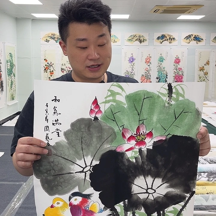 国画宣纸国画作品纯手绘