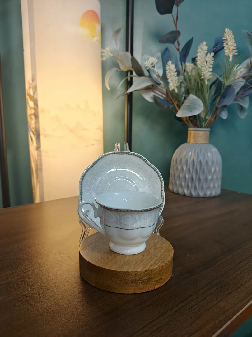 【祥丰华】欧式银色咖啡杯