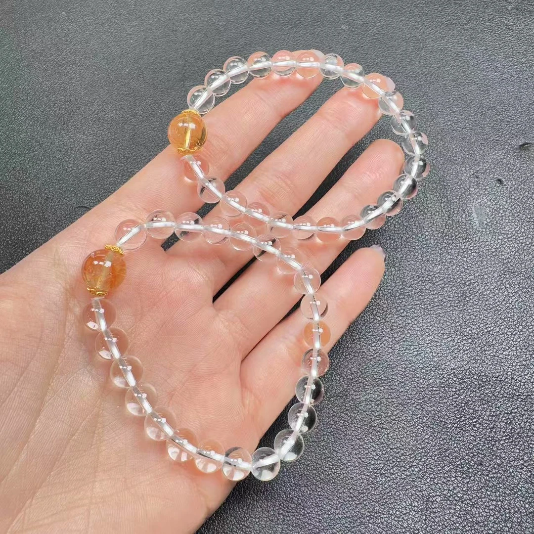 【玉经纶】-32849/Q41-水晶手串-多样性发其一7mm/约22颗