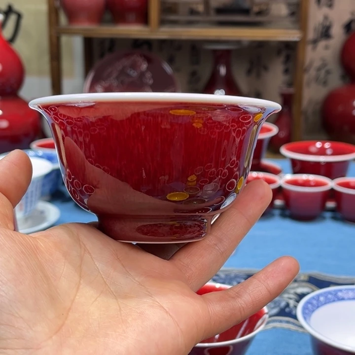 景德镇陶瓷压手杯