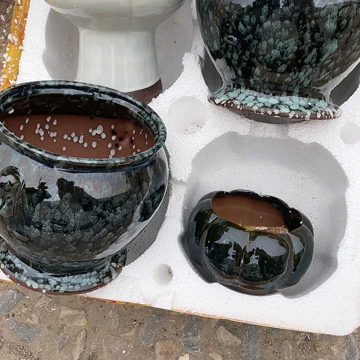 红陶宜兴紫砂花盆