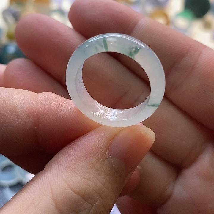 未镶嵌戒指翡翠翡翠戒指17