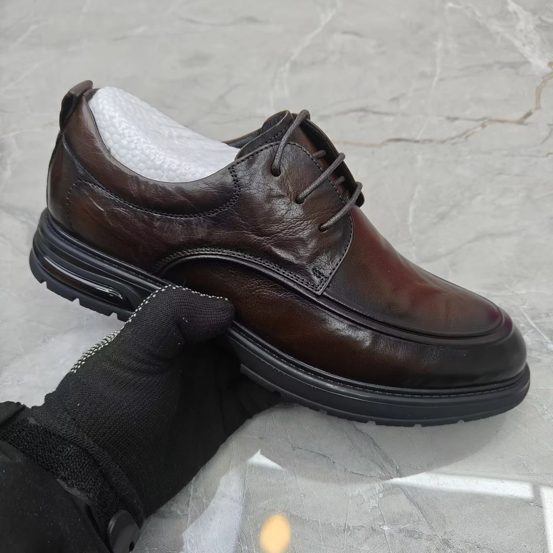 系带男皮鞋 6388-2牛皮