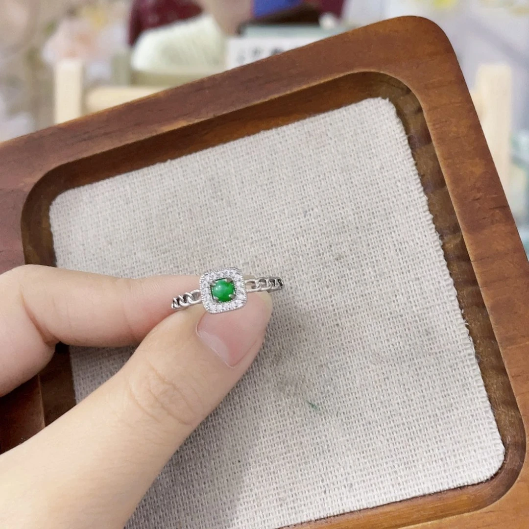 颈饰未镶嵌翡翠天然翡翠Ａ货