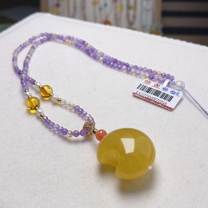 蜜蜡未镶嵌裸石蜜蜡吊坠