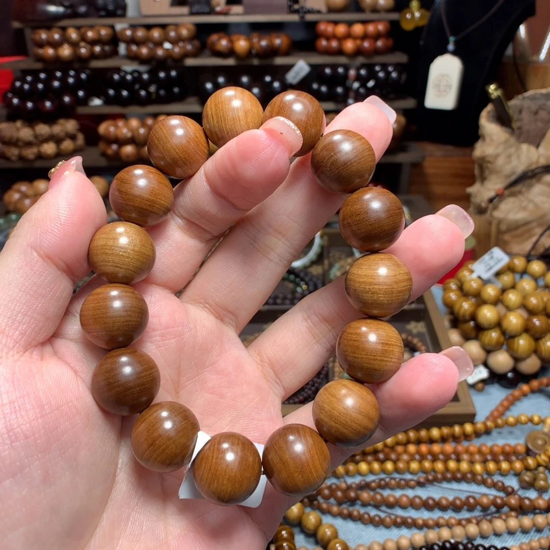 菡***_手串/手链檀香木老山檀15mm单圈