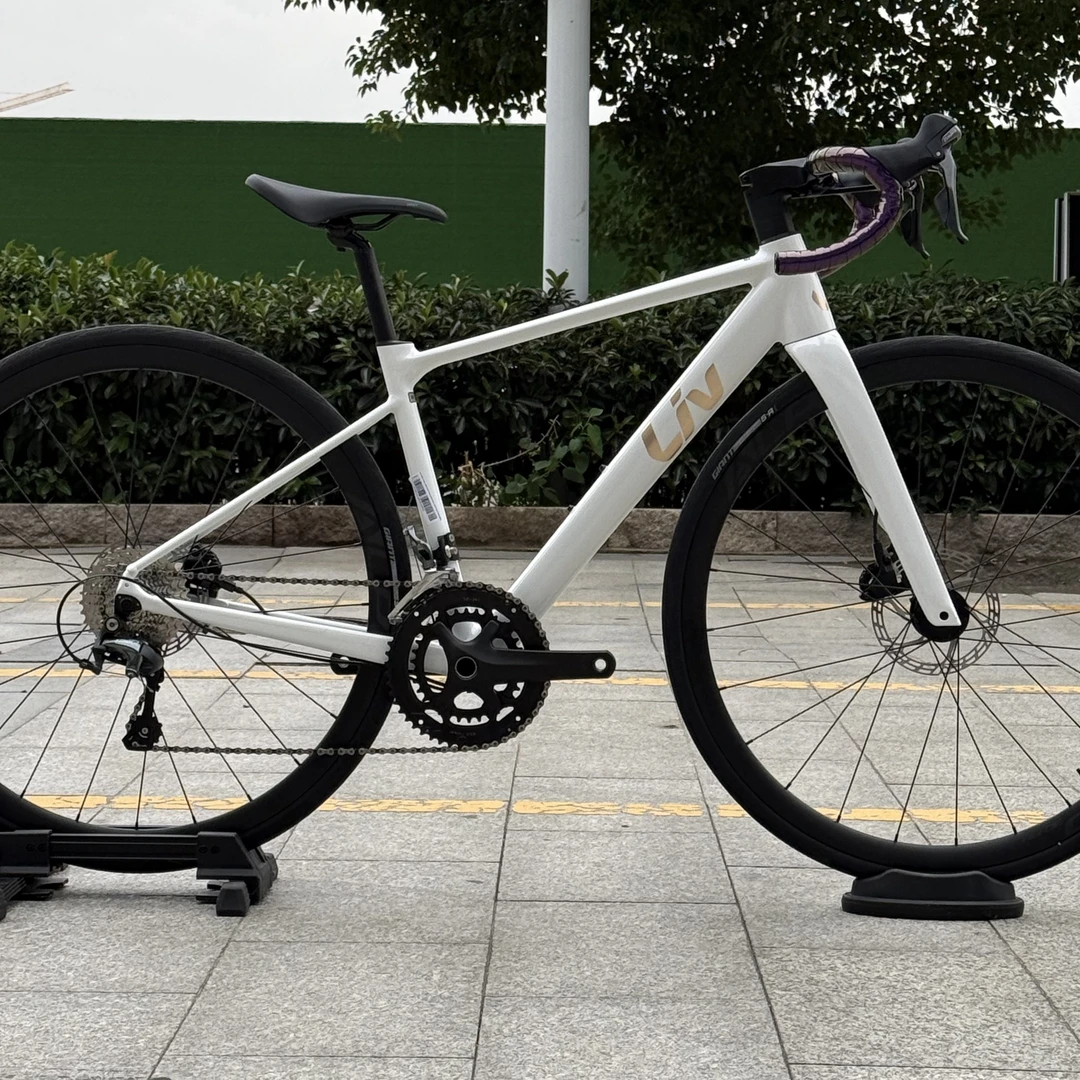 beliv2弯把公路车白月光xs码碳前叉20速(适合身高152-163cm