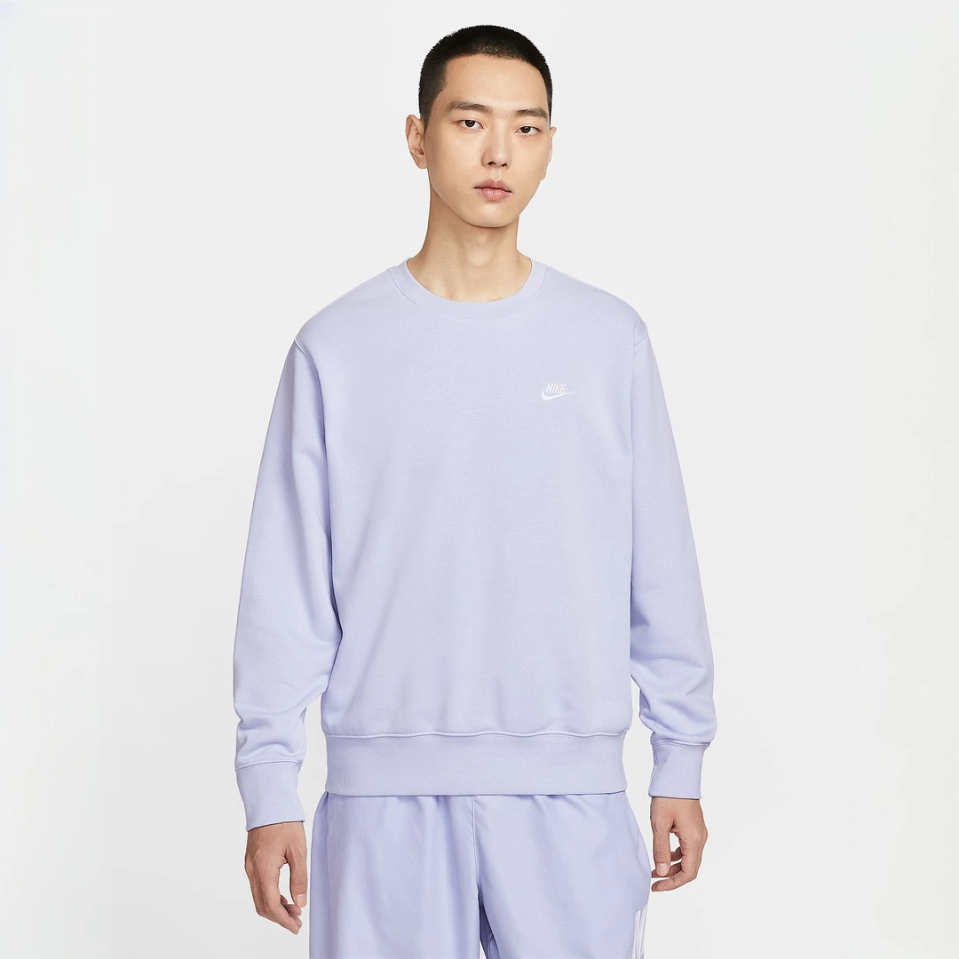 NIKE/耐克Club 男子柔软法式毛圈圆领运动休闲上衣FN3889057