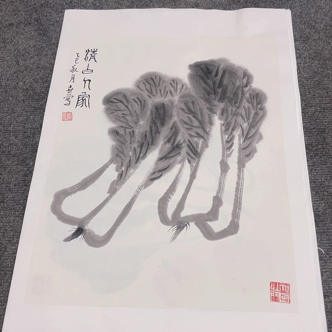 国画1.4平尺纯手绘国画作品