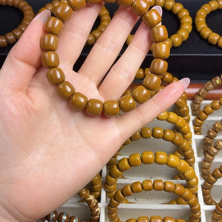 冷***瓜手串紫金鼠实心鼠老型11