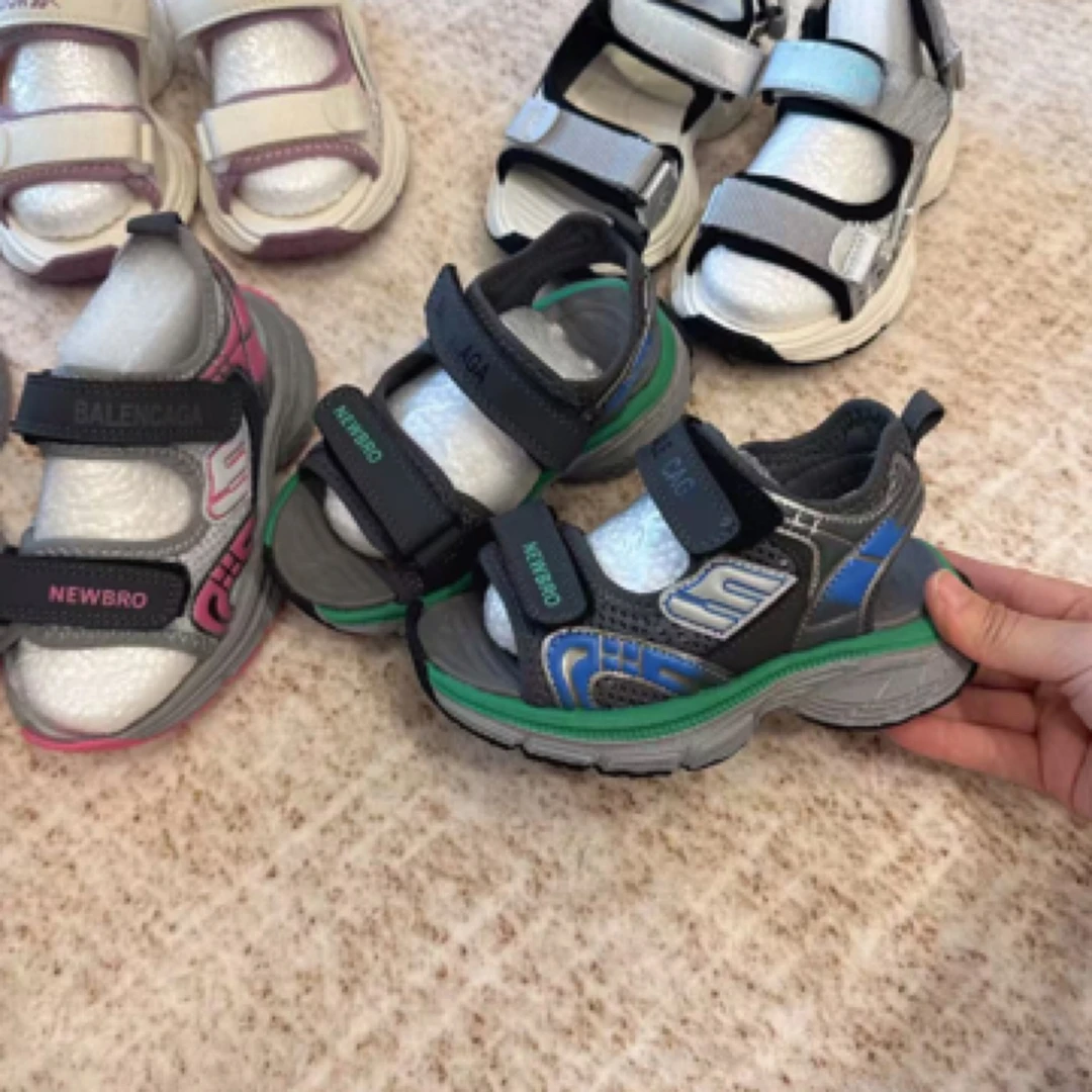 B9100/9101波比儿童时尚四色运动凉鞋