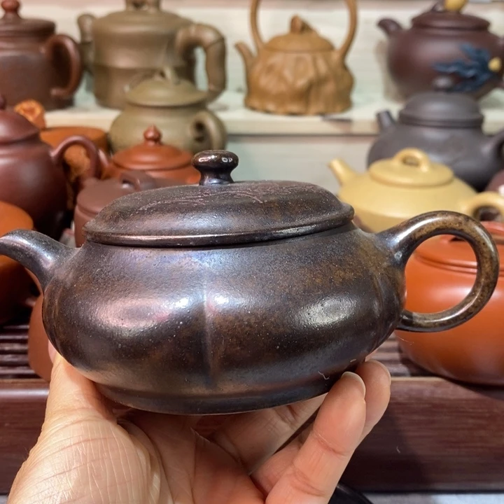 紫砂茶壶微瑕处理一把