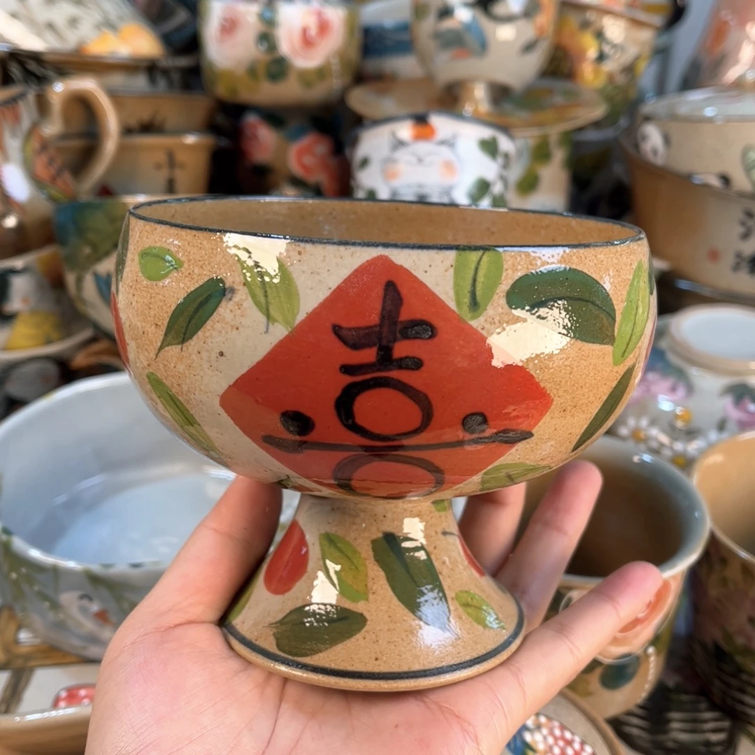 景德镇手工手绘杯